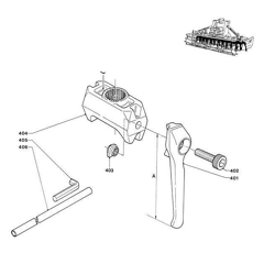 Dent herse droite pour herse rotative LELY 1.1699.0128.0 adaptable