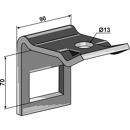 Halter für Zinken 70 mm Nachbau  