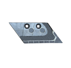 Soc de rasette Droit carbure et rechargement pour charrue GRÉGOIRE BESSON 19112 adaptable - BlackSteel©