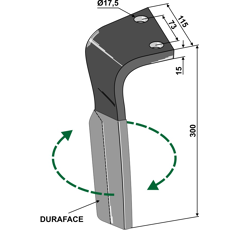Kreiseleggenzinken , aufgepanzert - rechts 3377024N Lemken by Muzzi