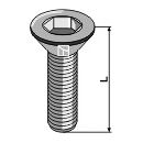Senkschraube mit Innensechskant M16x2x55