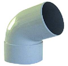 COUDE MALE-FEMELLE 67° DIAM.80mm GRIS