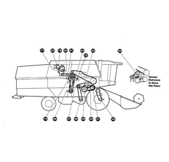 Courroie trapézoïdale pour moissonneuse batteuse MASSEY FERGUSON D41981000AB adaptable