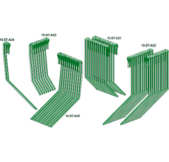 Kit de 66 peignes pour semoir AMAZONE 963404 adaptable - Blacksteel©