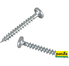 Lot de 100 vis à bois spéciales 4,5 x 35 mm - PATURA