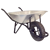 Brouette polyvalente 90 litres caisse peinte roue increvable