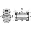 Palier complet arbre carré 26 x 26 mm pour déchaumeur adaptable