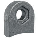 Abrazadera de fijación 50 x 16,5 mm para trituradora adaptable