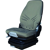 Asiento con suspensión mecánica Actimo M de GRAMMER MSG85/722