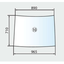 Vitre droite pour tracteur JOHN DEERE L58953 adaptable