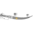 Dent de griffe pour chargeur KVERNELAND 221194 adaptable - Blacksteel©