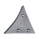 Étrave Gauche 3 trous carbure pour charrue KUHN HUARD 619121619169 adaptable