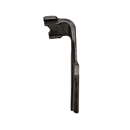 Dent de herse rotative Droite 3 plaquettes carbure triangulaires, fixation rapide SULKY 980315 adaptable