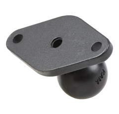 Boule Ø 2,54 cm sur platine losange | RAM