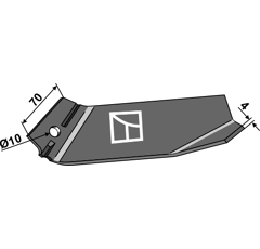 Soc buttoir pour bineuse HATZENBICHLER 41000L adaptable - Blacksteel©
