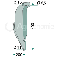Soc court pour semoir KUHN VNB0741A adaptable