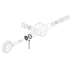 Roulement Ø 76.2 mm pour machine agricole LANDINI - M-F 005092938 - 005101035 adaptable