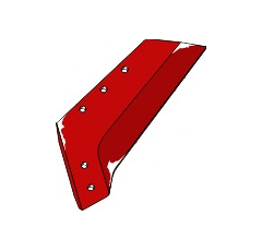 Soc à pointe gauche pour charrue VOGEL & NOOT PK501401 adaptable