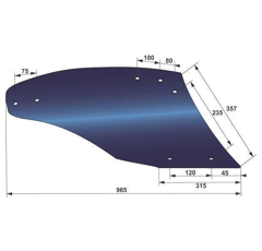 Versoir charrue Gregoire Besson Droite 173604 origine