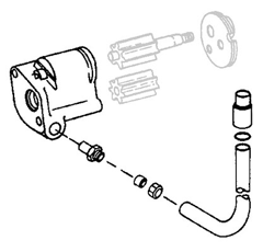 Pompe à huile pour tracteur JOHN DEERE RE51497 adaptable