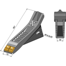 Grubberscharspitze - Hartmetall beschichtet 101EXT1136 Alpego Nachbau