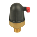 Purgeur air plastique 1" Base laiton