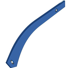 Streichblech-Streifen A - links 3444041M Lemken by Muzzi Industrie