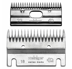 Jeu peignes bovin tonte rapide  18/23 dents - HEINIGER
