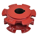 Pignon à chaîne  Ø 125 mm pour épandeur KRONE 30922 adaptable