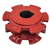 Pignon à chaîne  Ø 125 mm pour épandeur KRONE 30922 adaptable