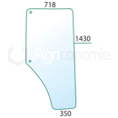 Vitre sans porte Dr. machine agricole JOHN DEERE L211449 adaptable