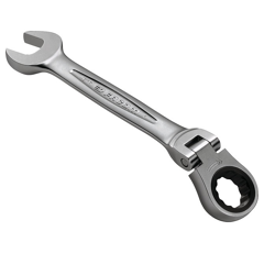 Clé mixte a cliquet articulee 17 mm | FACOM