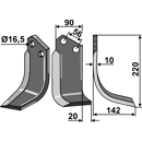 Fräsmesser Rechts 220 x 90 Nachbau