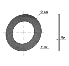 Disque de friction 160X97X3 mm | AGRI-POWER