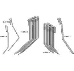 Kit de 22 peignes pour semoir AMAZONE 954538 adaptable - Blacksteel©