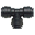 Raccord air Té égal pour tube 4 mm adaptable