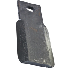 Couteau droit pour broyeur 300x80mm PROCOMAS adaptable - Blacksteel©