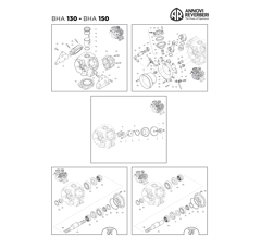 Pièces détachées pour pompe ANNOVI REVERBERI - BHA 130 - BHA 150 adaptable
