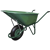 Brouette l'inaltérable 110 litres caisse polypropylène verte
