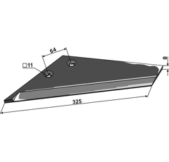 Aileron gauche 0200110532 adaptable - BlackSteel©