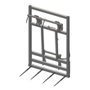 Pic bottes frontal 2000 mmpour type d'attelage MASSEY FERGUSON adaptable