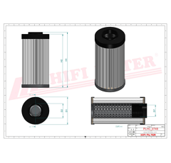 Filtre hydraulique adaptable HIFI FILTER SH75364