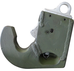 Crochet de bras à souder réversible Ø 56 mm adaptable