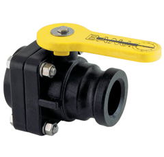 Vanne manuelle 2 voies 2"F x Came ø 63 - passage 1"1/2 BANJO