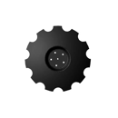 Stoppelbearbeitung Scheibe 560 x 4 mm - 5 Loch - Unia - Nachbau