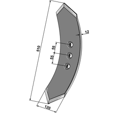 Vorschar - 120 Väderstad Nachbau 101VAD08