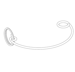 Ressort anti-ouverture Ø 53x 63 mm adaptable