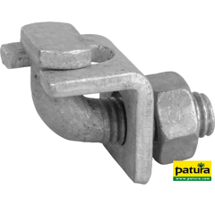 Boulon d'assemblage coudé galvanisé pour jonction transversale - PATURA