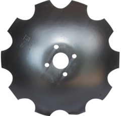 Disque crénelé ∅510x5 pour déchaumeur MASCHIO M35700202 adaptable - Blacksteel©
