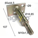 Axe pour téléscopique JCB 161/00868 adaptable